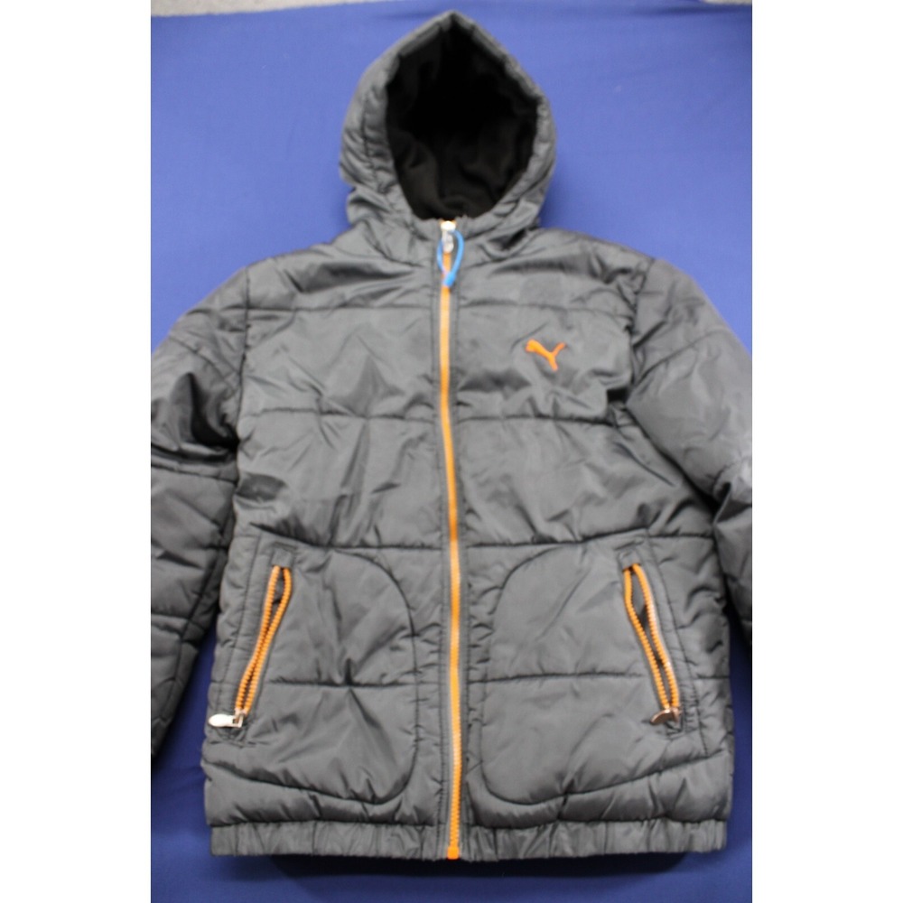 Puma Youth Snow Jacket Full Zip Boys Size Small Tear in Sleeve